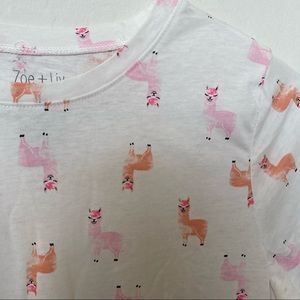 Zoe and liv Llama top